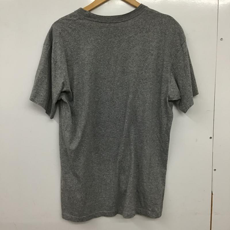 イヴサンローラン Yves Saint Laurent Tシャツ 半袖 半袖カットソー プリントTシャツ クルーネックカットソー ロゴ、文字 灰 / グレー / gray メンズ USED 古着 中古 10160395