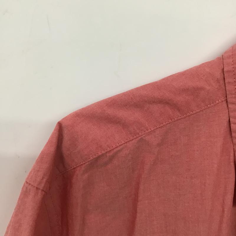 トミーヒルフィガー TOMMY HILFIGER シャツ、ブラウス 半袖 半袖シャツ 無地シャツ ポケットシャツ XL ロゴ、文字 赤 / レッド / red メンズ USED 古着 中古 10160398