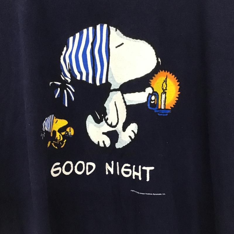 古着 USED Tシャツ 半袖 半袖カットソー プリントTシャツ クルーネックカットソー XXL プリント 紺 / ネイビー / navy メンズ USED 古着 中古 10160399