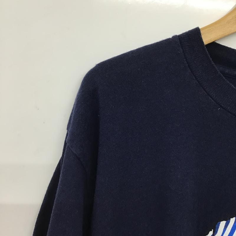 古着 USED Tシャツ 半袖 半袖カットソー プリントTシャツ クルーネックカットソー XXL プリント 紺 / ネイビー / navy メンズ USED 古着 中古 10160399