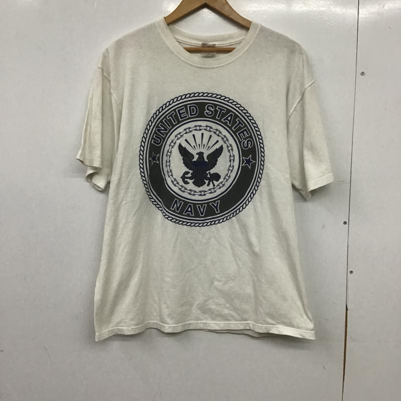 ソフィー SOFFE Tシャツ 半袖 半袖カットソー プリントTシャツ クルーネックカットソー L ロゴ、文字 アイボリー / アイボリー / メンズ USED 古着 中古 10160400