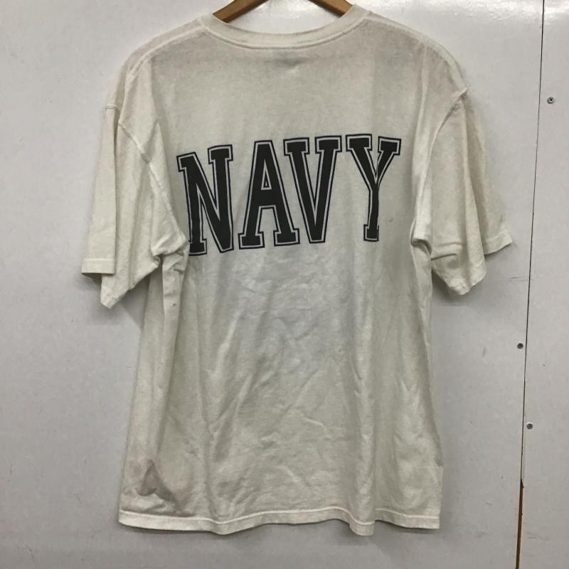ソフィー SOFFE Tシャツ 半袖 半袖カットソー プリントTシャツ クルーネックカットソー L ロゴ、文字 アイボリー / アイボリー / メンズ USED 古着 中古 10160400