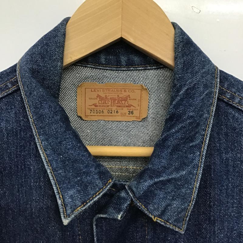 リーバイストラウスアンドコー Levi Strauss & co. ジャケット、上着 ジャンパー、ブルゾン デニムジャケット Gジャン アウター カジュアルジャケット 36 無地 インディゴ / インディゴ / Indigo メンズ USED 古着 中古 10160402
