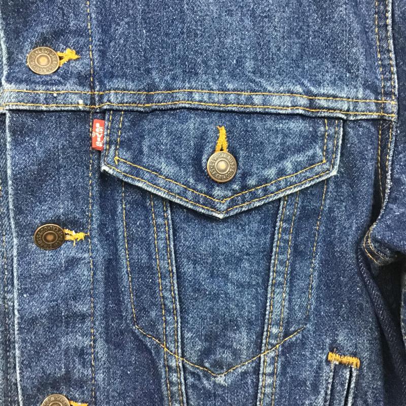 リーバイストラウスアンドコー Levi Strauss & co. ジャケット、上着 ジャンパー、ブルゾン デニムジャケット Gジャン アウター カジュアルジャケット 36 無地 インディゴ / インディゴ / Indigo メンズ USED 古着 中古 10160402