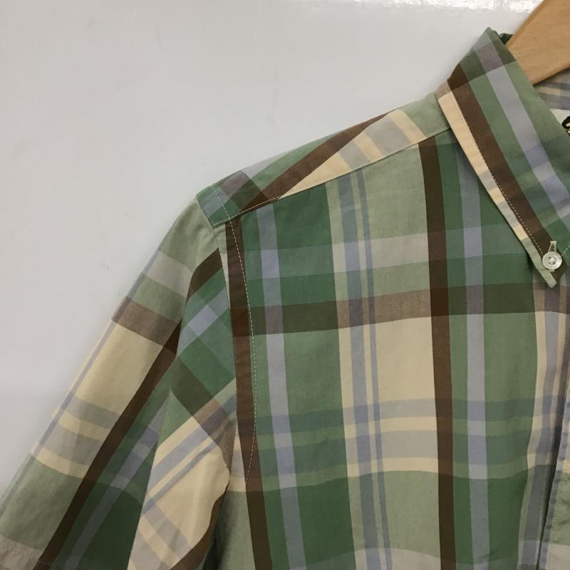 アベイシングエイプ A BATHING APE シャツ、ブラウス 半袖 半袖シャツ チェックシャツ カラーシャツ M チェック マルチカラー / マルチカラー / multicolor メンズ USED 古着 中古 10160403