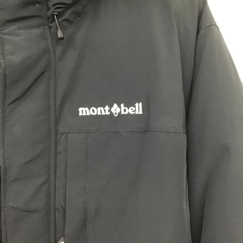 モンベル mont-bell ジャケット、上着 ダウンジャケット 1101545 ローガンダウンパーカ アウター L ロゴ、文字 黒 / ブラック / black メンズ USED 古着 中古 10160405