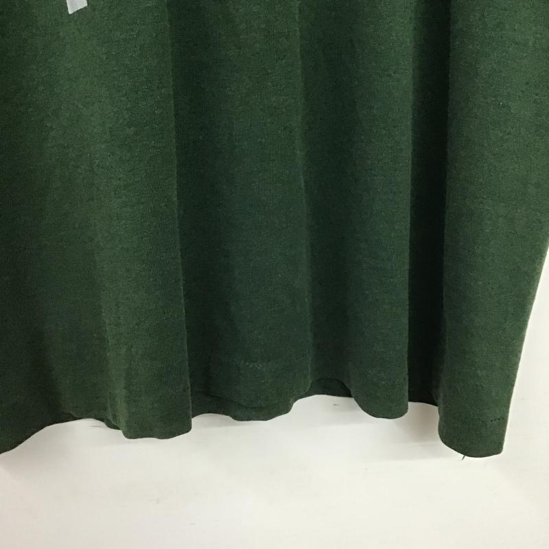フルーツオブザルーム FRUIT OF THE LOOM Tシャツ 半袖 半袖カットソー プリントTシャツ クルーネックカットソー M ロゴ、文字 緑 / グリーン / green メンズ USED 古着 中古 10160406