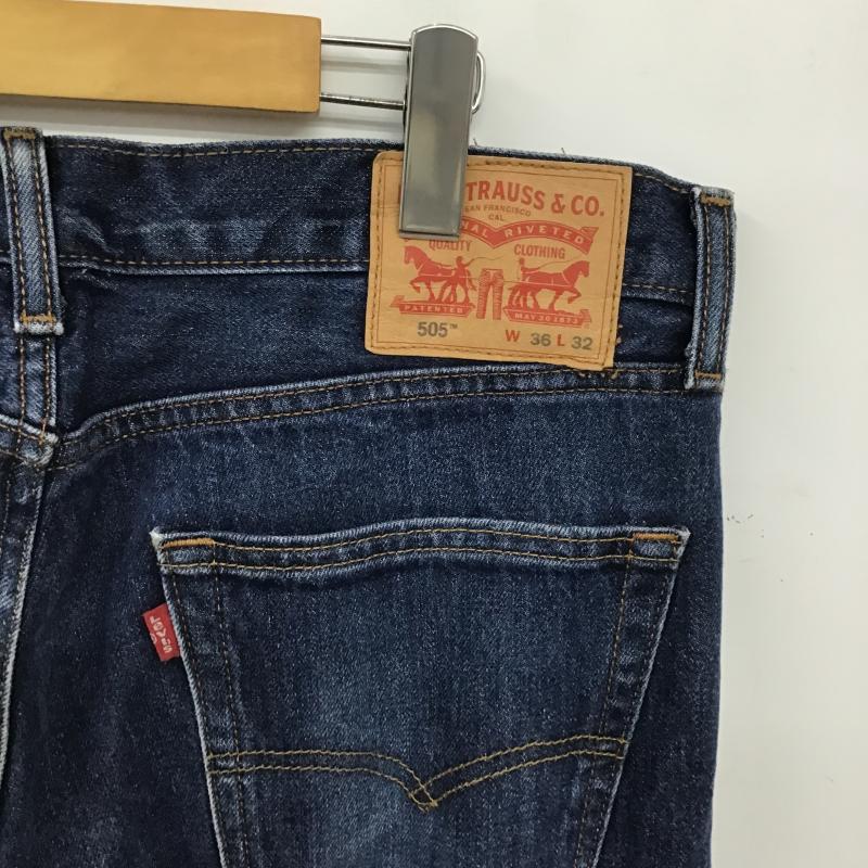 リーバイストラウスアンドコー Levi Strauss & co. パンツ デニム、ジーンズ デニムパンツ ワイドパンツ カジュアルパンツ 36 無地 インディゴ / インディゴ / Indigo メンズ USED 古着 中古 10160410