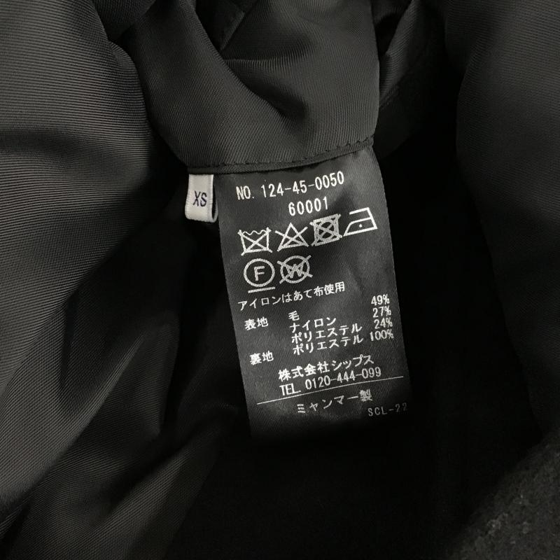 シップスジェットブルー SHIPS JET BLUE コート コート一般 ショートコート アウター カジュアルジャケット XS 無地 ダークグレー / ダークグレー / メンズ USED 古着 中古 10160412