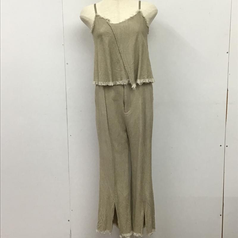 ムルーア MURUA セットアップ セットアップ 012130300901 ラフフリンジSET UP M 無地 ベージュ / ベージュ / beige レディース USED 古着 中古 10160413