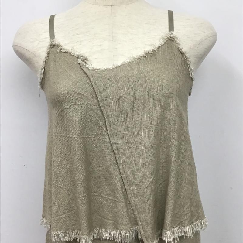 ムルーア MURUA セットアップ セットアップ 012130300901 ラフフリンジSET UP M 無地 ベージュ / ベージュ / beige レディース USED 古着 中古 10160413