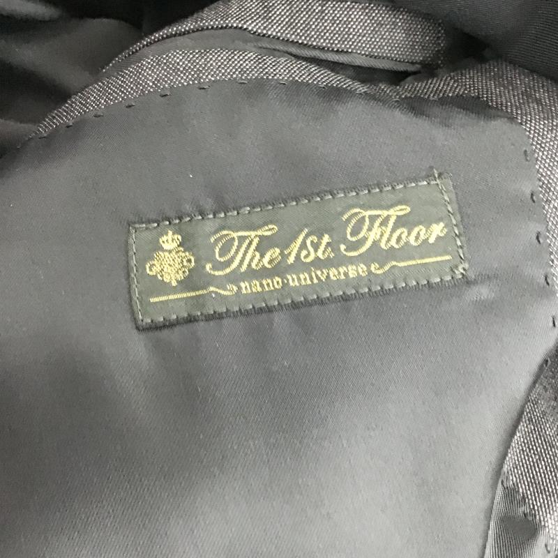ザ ファーストフロアナノユニバース THE 1st Floor nano universe ジャケット、上着 ジャケット、ブレザー カジュアルジャケット アウター カラージャケット 46 無地 ダークグレー / ダークグレー / メンズ USED 古着 中古 10160416