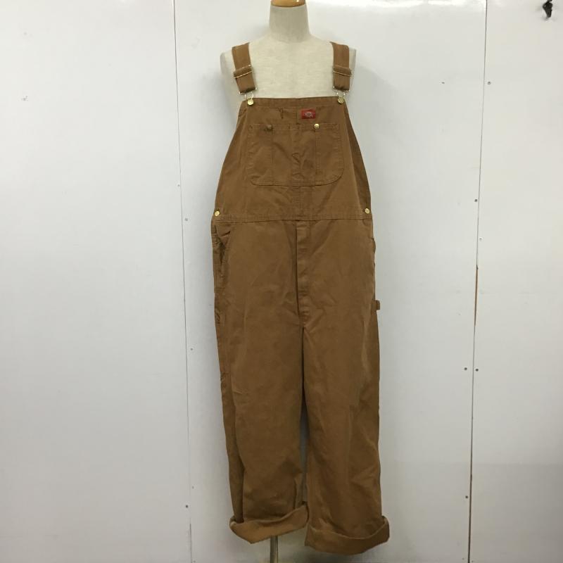ディッキーズ Dickies サロペット・オーバーオール サロペット、オーバーオール 40 無地 茶 / ブラウン / brown メンズ USED 古着 中古 10160417