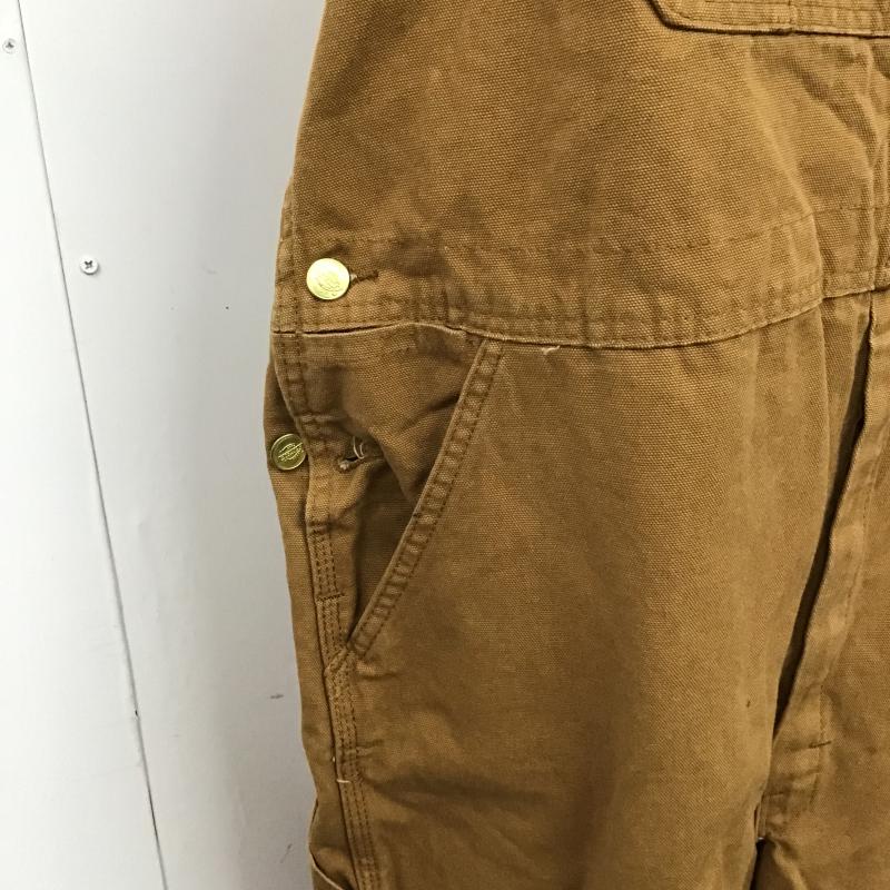 ディッキーズ Dickies サロペット・オーバーオール サロペット、オーバーオール 40 無地 茶 / ブラウン / brown メンズ USED 古着 中古 10160417