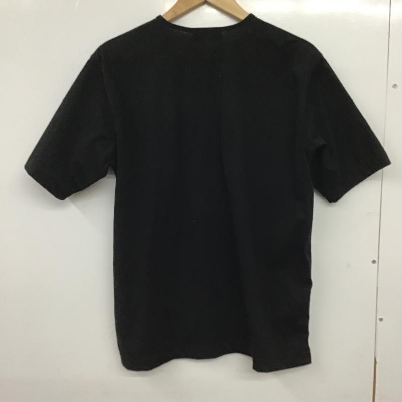ユナイテッドアローズグリーンレーベルリラクシング UNITED ARROWS green label relaxing カットソー 半袖 半袖カットソー プリントTシャツ ヘンリーネックカットソー S 無地 黒 / ブラック / black メンズ USED 古着 中古 10160418