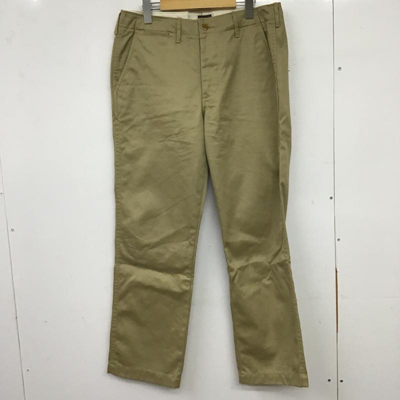 フェローズ Pherrow s パンツ チノパン チノパン ワイドパンツ カジュアルパンツ 34インチ 無地 ベージュ / ベージュ / beige メンズ USED 古着 中古 10160420