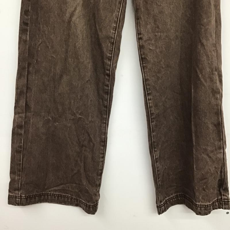 アルシーヴ archives パンツ デニム、ジーンズ M 無地 茶 / ブラウン / brown レディース USED 古着 中古 10160422