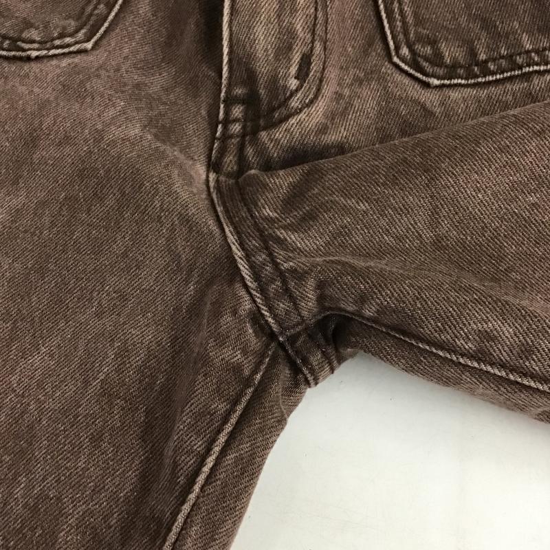 アルシーヴ archives パンツ デニム、ジーンズ M 無地 茶 / ブラウン / brown レディース USED 古着 中古 10160422