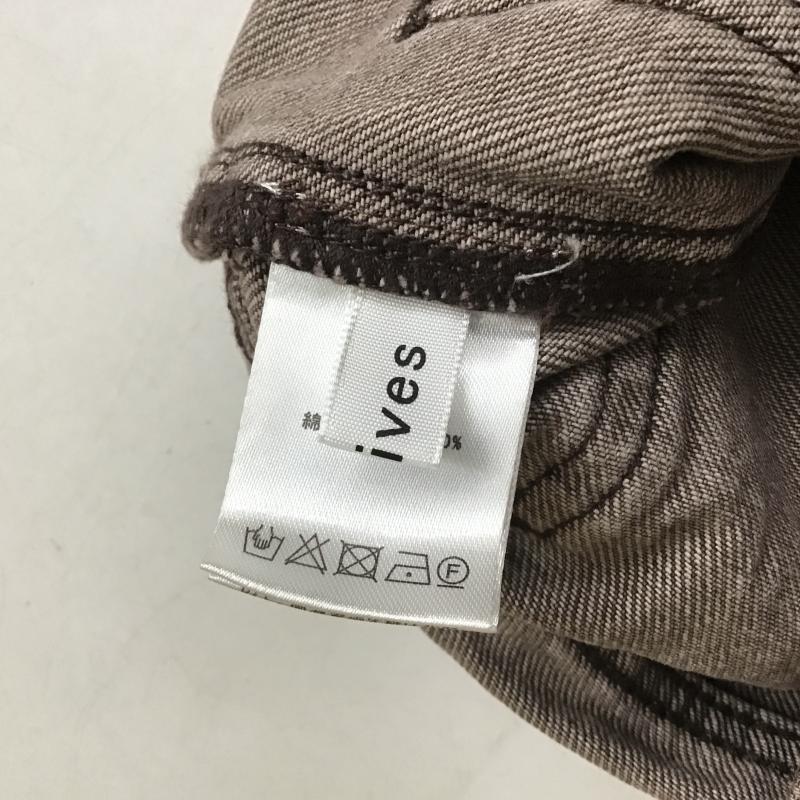 アルシーヴ archives パンツ デニム、ジーンズ M 無地 茶 / ブラウン / brown レディース USED 古着 中古 10160422