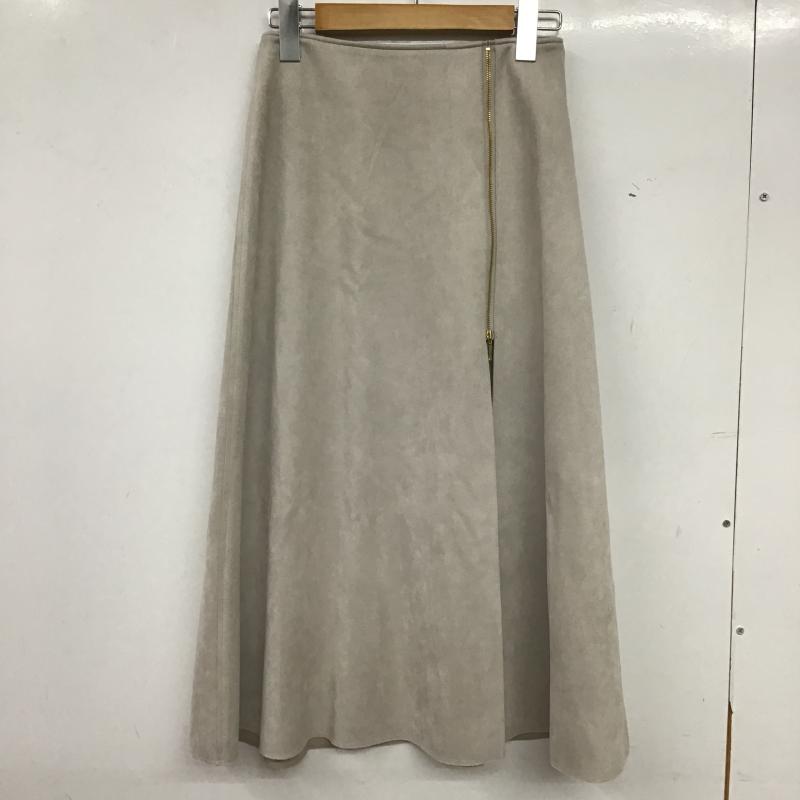 シップス SHIPS スカート ロングスカート S 無地 灰 / グレー / gray レディース USED 古着 中古 10160423