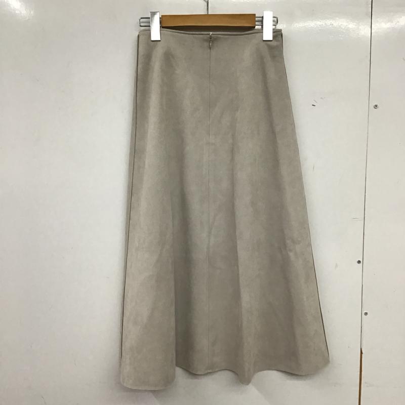 シップス SHIPS スカート ロングスカート S 無地 灰 / グレー / gray レディース USED 古着 中古 10160423