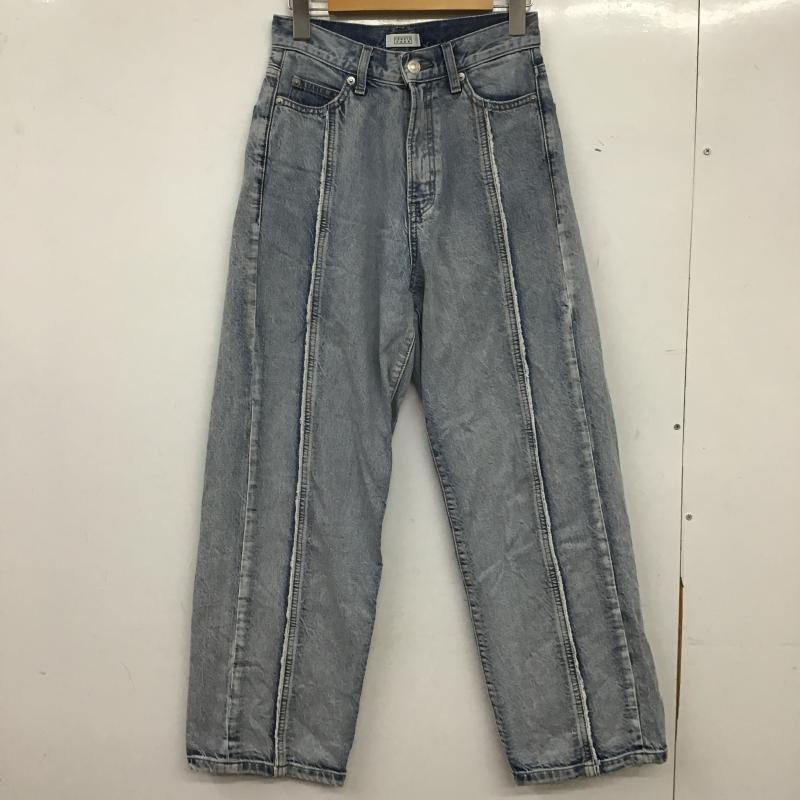 ローリーズファーム LOWRYS FARM パンツ デニム、ジーンズ S 無地 水色 / ライトブルー / レディース USED 古着 中古 10160424