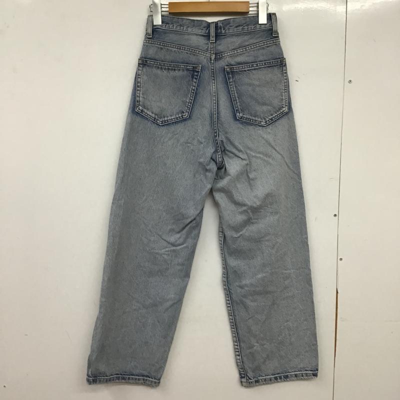 ローリーズファーム LOWRYS FARM パンツ デニム、ジーンズ S 無地 水色 / ライトブルー / レディース USED 古着 中古 10160424