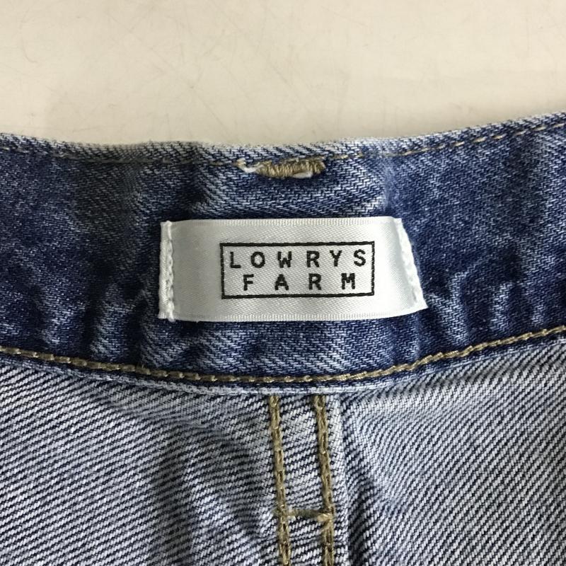 ローリーズファーム LOWRYS FARM パンツ デニム、ジーンズ S 無地 水色 / ライトブルー / レディース USED 古着 中古 10160424