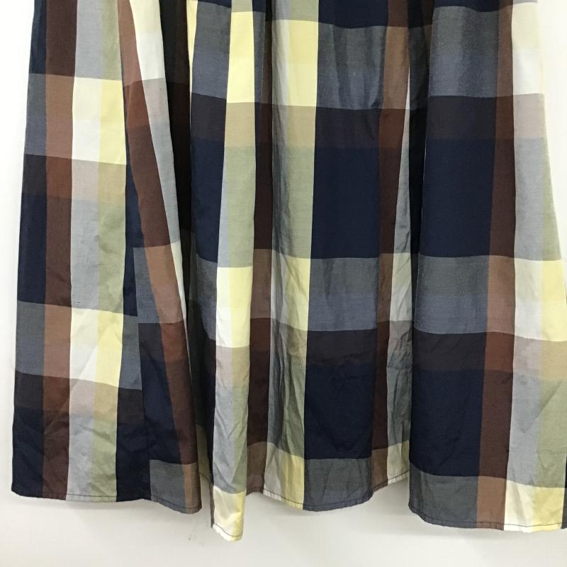 オリーブデオリーブ OLIVE des OLIVE スカート ロングスカート FREE チェック マルチカラー / マルチカラー / multicolor レディース USED 古着 中古 10160428