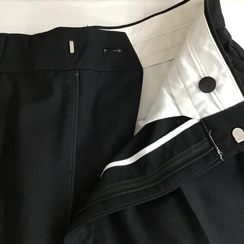 ミラオーウェン Mila Owen パンツ スラックス 09WFP234047 2タックワイドストレートダンディパンツ 0 無地 黒 / ブラック / black レディース USED 古着 中古 10160429