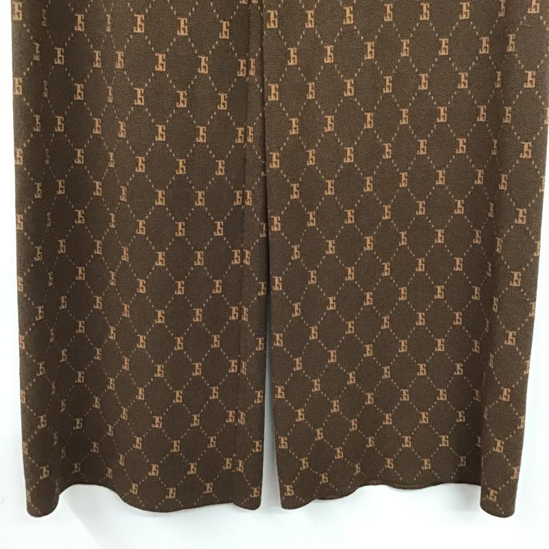 ジーナシス JEANASIS ボトムス ボトムス JS050761MC FREE 総柄 茶 / ブラウン / brown レディース USED 古着 中古 10160432