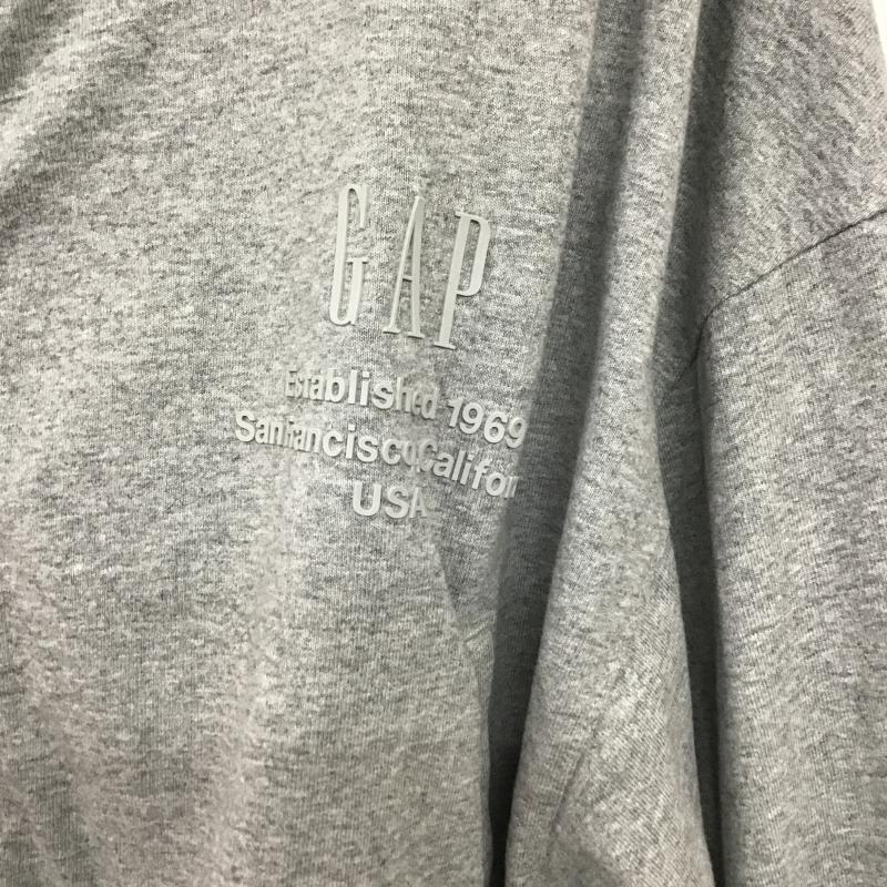 ギャップ GAP パーカー 長袖 L 無地 灰 / グレー / gray レディース USED 古着 中古 10160438