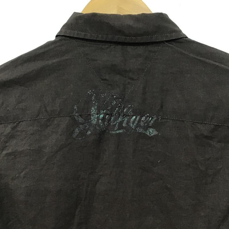 トミーヒルフィガー TOMMY HILFIGER シャツ、ブラウス 長袖 S 無地 茶 / ブラウン / brown レディース USED 古着 中古 10160441