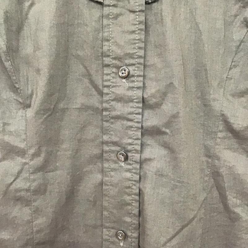 トミーヒルフィガー TOMMY HILFIGER シャツ、ブラウス 長袖 S 無地 茶 / ブラウン / brown レディース USED 古着 中古 10160441