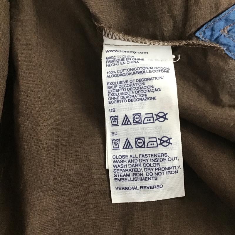 トミーヒルフィガー TOMMY HILFIGER シャツ、ブラウス 長袖 S 無地 茶 / ブラウン / brown レディース USED 古着 中古 10160441