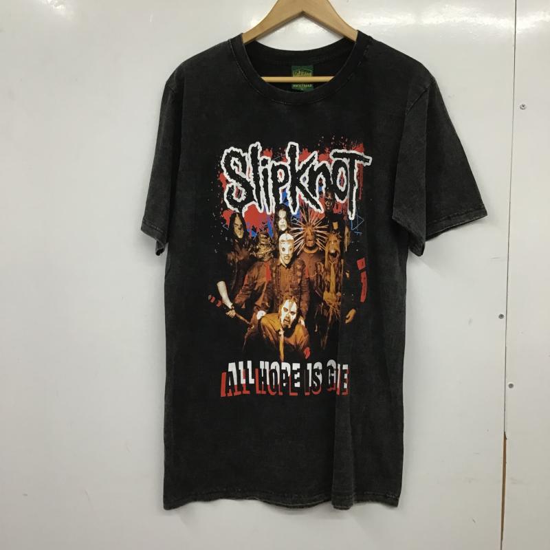 ロッキーロード ROCKY ROAD Tシャツ 半袖 半袖カットソー プリントTシャツ クルーネックカットソー L プリント ダークグレー / ダークグレー / メンズ USED 古着 中古 10160443