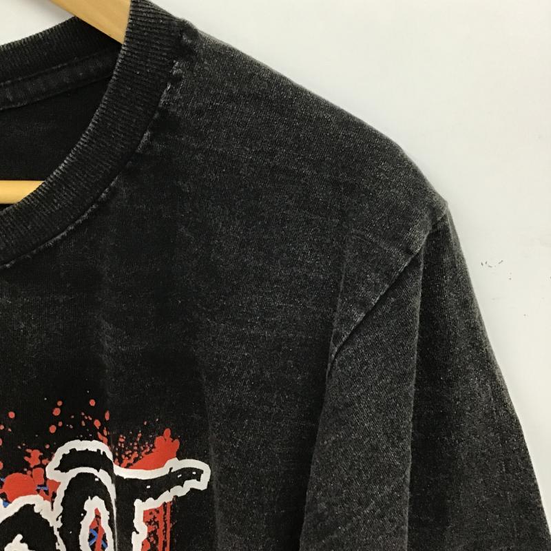 ロッキーロード ROCKY ROAD Tシャツ 半袖 半袖カットソー プリントTシャツ クルーネックカットソー L プリント ダークグレー / ダークグレー / メンズ USED 古着 中古 10160443