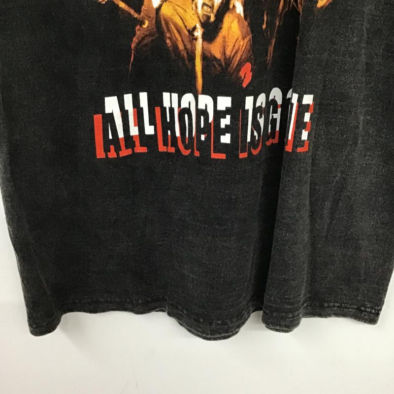 ロッキーロード ROCKY ROAD Tシャツ 半袖 半袖カットソー プリントTシャツ クルーネックカットソー L プリント ダークグレー / ダークグレー / メンズ USED 古着 中古 10160443