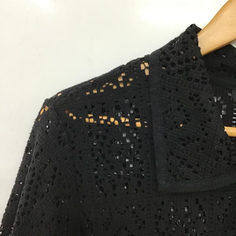 ダブルクローゼット w closet シャツ、ブラウス 半袖 FREE 無地 黒 / ブラック / black レディース USED 古着 中古 10160445