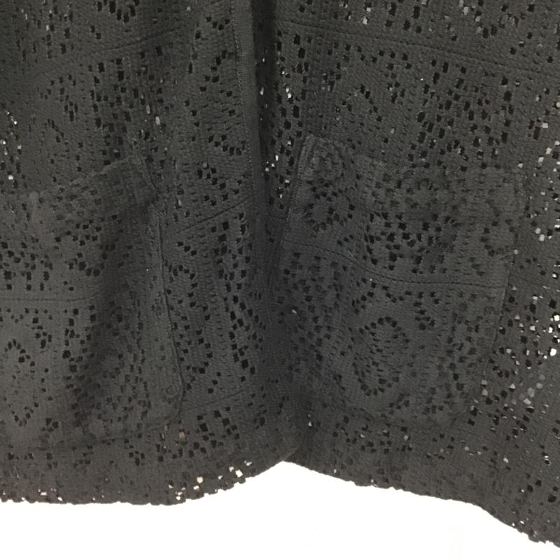 ダブルクローゼット w closet シャツ、ブラウス 半袖 FREE 無地 黒 / ブラック / black レディース USED 古着 中古 10160445