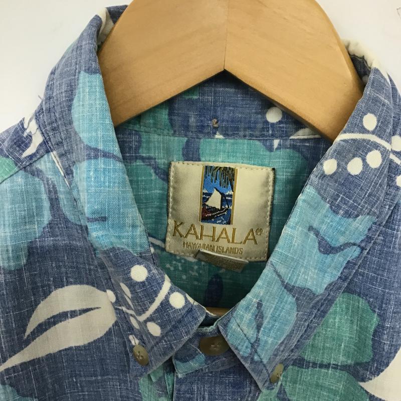 カハラ KAHALA シャツ、ブラウス 半袖 半袖シャツ プリントシャツ ポケットシャツ アロハシャツ S プリント マルチカラー / マルチカラー / multicolor メンズ USED 古着 中古 10160446