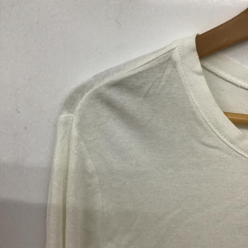 ラルフローレン RALPHLAUREN Tシャツ 長袖 M 無地 白 / ホワイト / white レディース USED 古着 中古 10160447