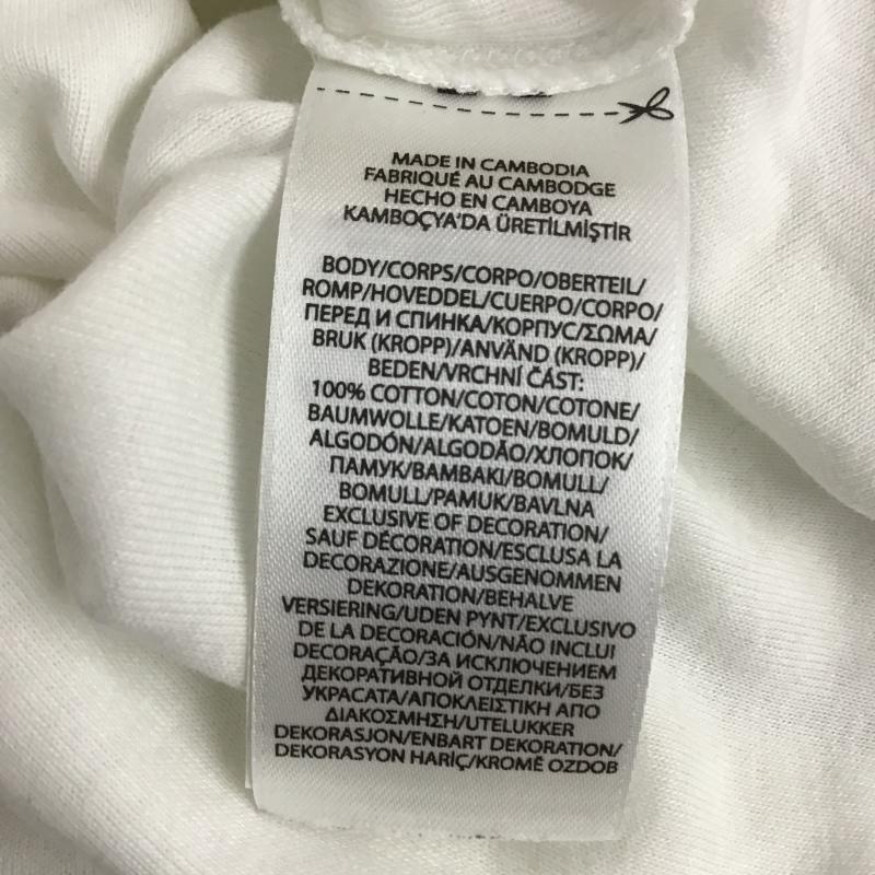 ラルフローレン RALPHLAUREN Tシャツ 長袖 M 無地 白 / ホワイト / white レディース USED 古着 中古 10160447