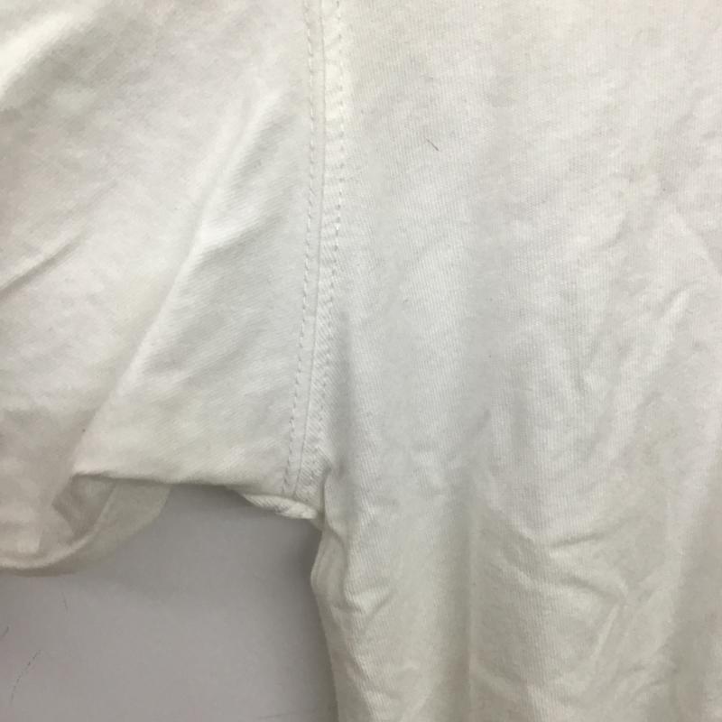ナイキ NIKE Tシャツ 半袖 半袖カットソー プリントTシャツ クルーネックカットソー L ロゴ、文字 白 / ホワイト / white メンズ USED 古着 中古 10160452