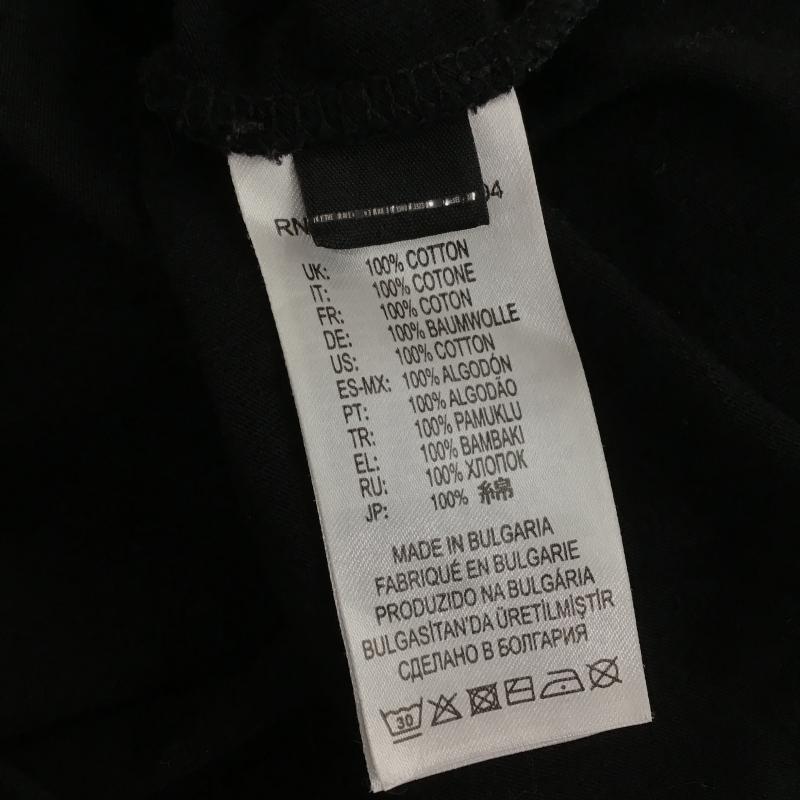 ディーゼル DIESEL Tシャツ 半袖 半袖カットソー プリントTシャツ クルーネックカットソー S プリント 黒 / ブラック / black メンズ USED 古着 中古 10160453