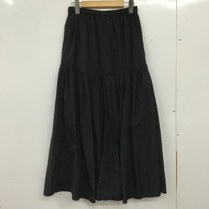 ウィムガゼット Whim Gazette スカート ロングスカート WGZ10A2101A0002 ヴィンテージタフタスカート FREE 無地 黒 / ブラック / black レディース USED 古着 中古 10160456