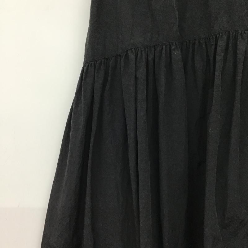 ウィムガゼット Whim Gazette スカート ロングスカート WGZ10A2101A0002 ヴィンテージタフタスカート FREE 無地 黒 / ブラック / black レディース USED 古着 中古 10160456