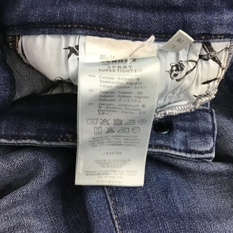 デンハム DENHAM パンツ デニム、ジーンズ 無地 青 / ブルー / blue レディース USED 古着 中古 10160459