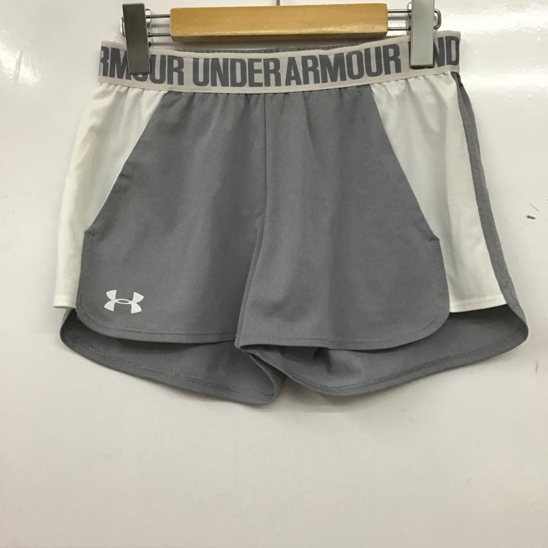 アンダーアーマー UNDER ARMOUR パンツ ショートパンツ 無地 灰 / グレー / gray レディース USED 古着 中古 10160461