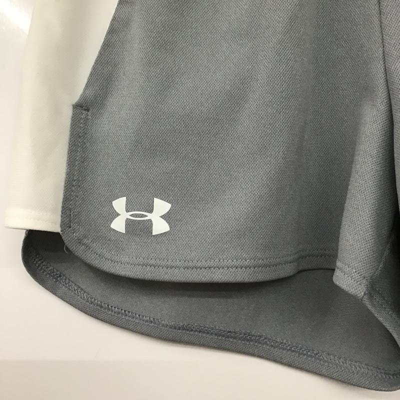 アンダーアーマー UNDER ARMOUR パンツ ショートパンツ 無地 灰 / グレー / gray レディース USED 古着 中古 10160461